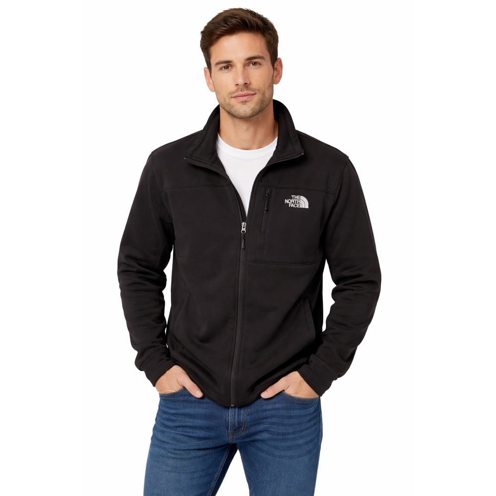 The North Face Men's Zip-Up‎ Sweatshirt – Black – Size Large